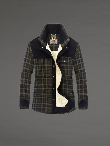 Chaqueta con Corderito a Cuadros